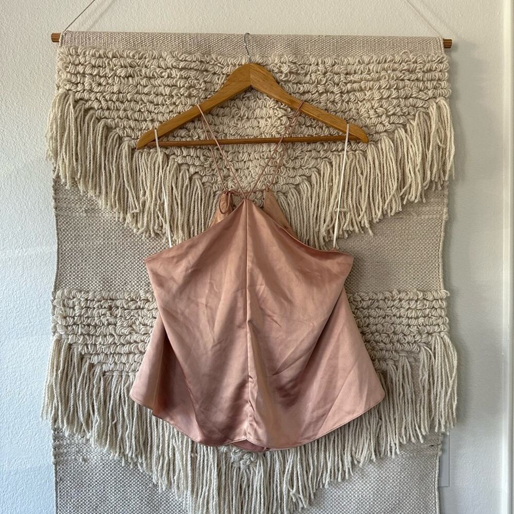 Obando Sleeveless Halter Blouse